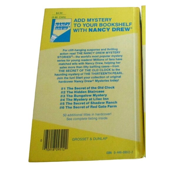 Nancy Drew Mystery Stories - #12 The Message In The Hollow Oak - Vintage Book - Picture 2 of 2